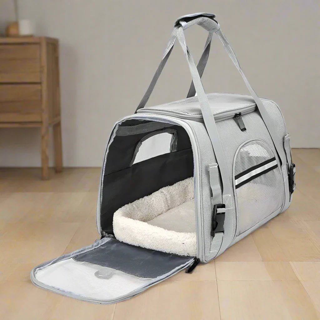 DogCarrierBag™ - Gris - Chien de sortie