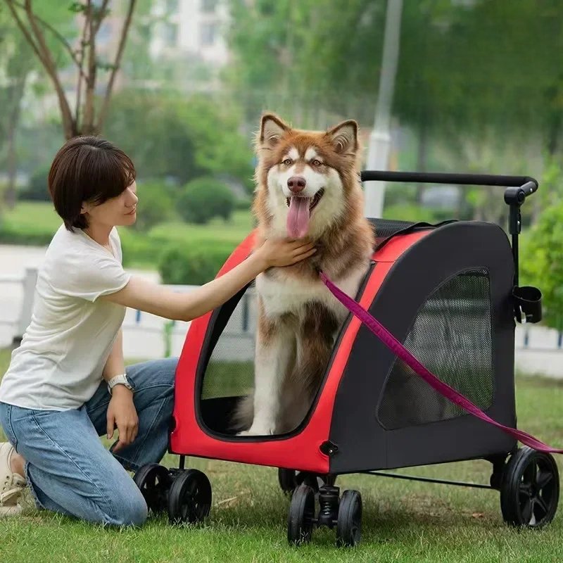 StrollyPet™ - Rouge - Chien de sortie